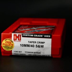 DIE SET custom grade HORNADY, Cal 10mm/40 S&W
