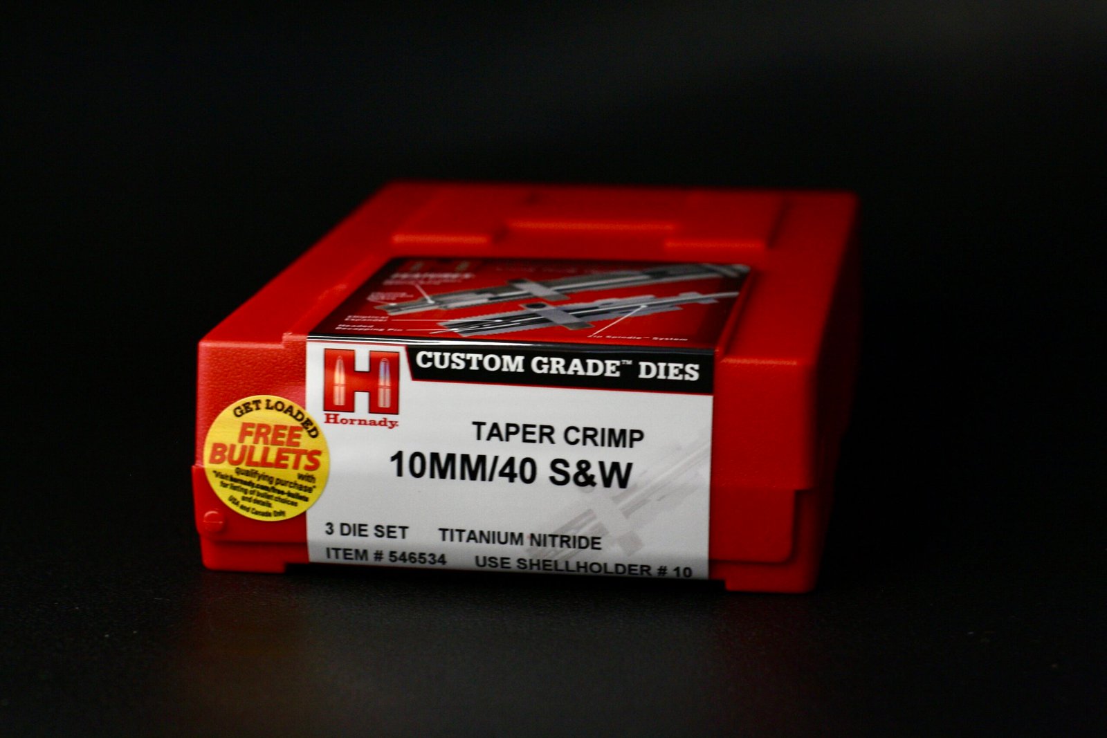 DIE SET custom grade HORNADY, Cal 10mm/40 S&W